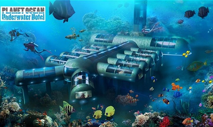 未来的水下酒店 不在是梦想